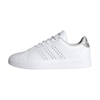 Adidas Mujer Advantage 2.0 Shoes, Cloud White/Grey Two/Silver Metallic, 41 1/3 EU Adidas Mujer Advantage 2.0 Shoes, Cloud White/Grey Two/Silver Metallic, 41 1/3 EU