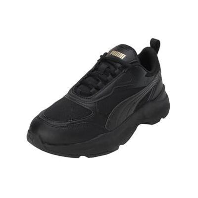 PUMA Women Cassia Zapatillas, Black Black Team Gold, 39 EU PUMA Women Cassia Zapatillas, Black Black Team Gold, 39 EU