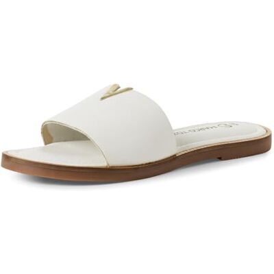 MARCO TOZZI Sandalias de Piel para Mujer, Blanco, 38 EU MARCO TOZZI Sandalias de Piel para Mujer, Blanco, 38 EU