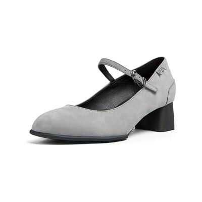 Camper Women's Katie Mary Jane Flat, Medium Gray 013, 39 EU Camper Women's Katie Mary Jane Flat, Medium Gray 013, 39 EU