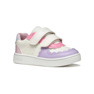 Geox Zapatillas para bebé niña B ECLYPER Girl A, Optic White/LT Lilac, Talla 23 EU Geox Zapatillas para bebé niña B ECLYPER Girl A, Optic White/LT Lilac, Talla 23 EU