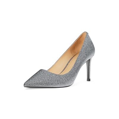 Michael Kors Alina Flex Pump Gunmetal Mujer, EU 38.5 Michael Kors Alina Flex Pump Gunmetal Mujer, EU 38.5