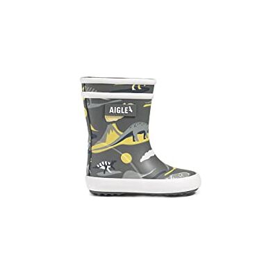 Aigle BABY FLAC PLAY2, Botas de lluvia para Unisex bebé, Multicolor (Dino), 21 EU Aigle BABY FLAC PLAY2, Botas de lluvia para Unisex bebé, Multicolor (Dino), 21 EU