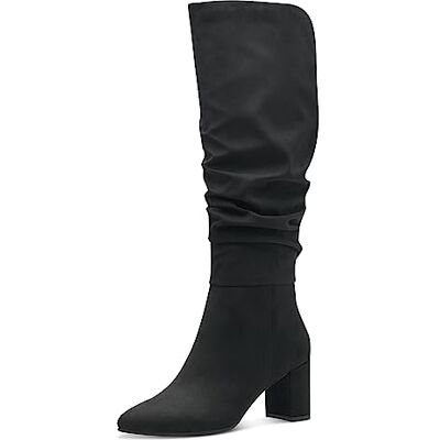 MARCO TOZZI , Botines Largos Mujer, Negro, 37 EU MARCO TOZZI , Botines Largos Mujer, Negro, 37 EU
