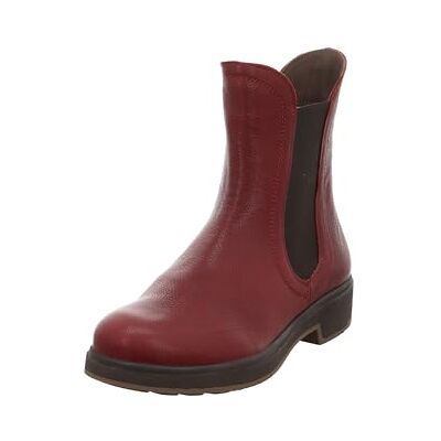 Think! Botines para mujer Cogita Chelsea sostenibles curvados sin cromo, Melograno 5020, 38.5 EU Think! Botines para mujer Cogita Chelsea sostenibles curvados sin cromo, Melograno 5020, 38.5 EU