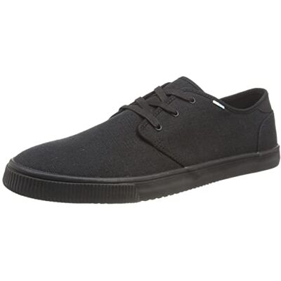 TOMS CARLO, Zapatillas Deportivas Hombre, Negro, 45 EU TOMS CARLO, Zapatillas Deportivas Hombre, Negro, 45 EU
