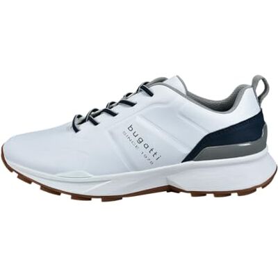 bugatti 342-ag401-Cordones, Blanco/Azul Oscuro, Zapatos con Cordones Hombre, 44 EU bugatti 342-ag401-Cordones, Blanco/Azul Oscuro, Zapatos con Cordones Hombre, 44 EU