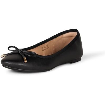Amazon Essentials Bailarinas Planas Billie Mujer, Negro, 37.5 EU Amazon Essentials Bailarinas Planas Billie Mujer, Negro, 37.5 EU