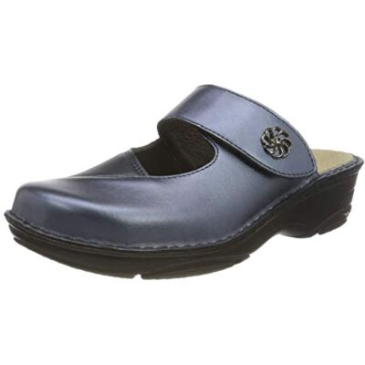 Berkemann Heliane 03457-371 Zuecos de Cuero para Mujer, Color Azul, Talla 37 Berkemann Heliane 03457-371 Zuecos de Cuero para Mujer, Color Azul, Talla 37