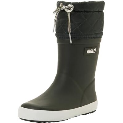 Aigle Botas de lluvia Giboulee 2 unisex para niños, Khaki, 11 UK Child Aigle Botas de lluvia Giboulee 2 unisex para niños, Khaki, 11 UK Child