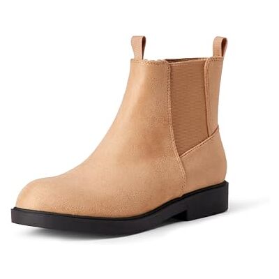 Amazon Essentials Botines Tipo Chelsea Niñas, Gris Topo Efecto Ante, 34 EU Amazon Essentials Botines Tipo Chelsea Niñas, Gris Topo Efecto Ante, 34 EU