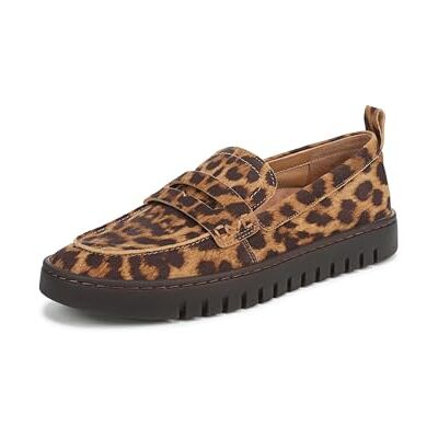 Vionic Uptown, Mocasín Mujer, Piel de Ante de Leopardo marrón, 37.5 EU Vionic Uptown, Mocasín Mujer, Piel de Ante de Leopardo marrón, 37.5 EU