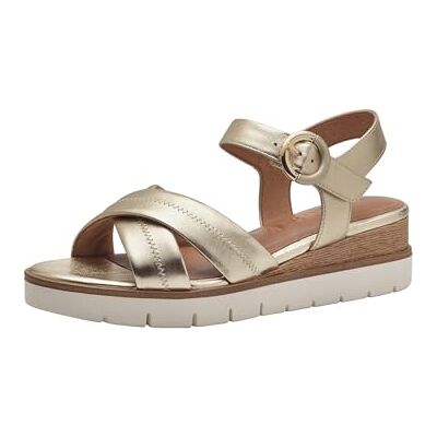 Tamaris Damen 1-28202-42, Sandalias planas, LIGHT GOLD, Tamaris Damen 1-28202-42, Sandalias planas, LIGHT GOLD,