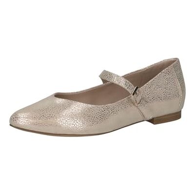 CAPRICE Damen , Zapatos Tipo Ballet Mujer, Offwh Lt Gold, 36 EU CAPRICE Damen , Zapatos Tipo Ballet Mujer, Offwh Lt Gold, 36 EU