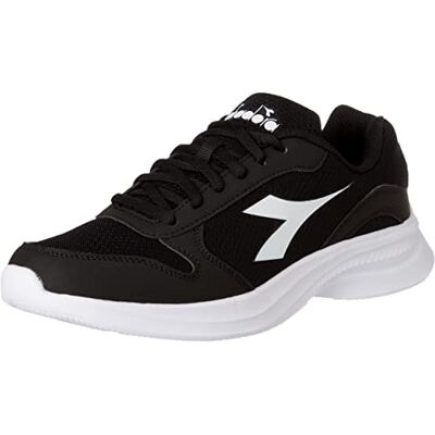 Diadora Zapatillas de Gimnasia Robin 4 para Hombre, Negro Blanco C7406, 43 EU Diadora Zapatillas de Gimnasia Robin 4 para Hombre, Negro Blanco C7406, 43 EU