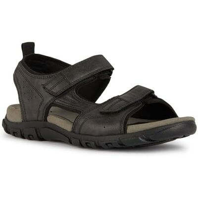 Geox Uomo Strada B Sandal, Sandalias Deportivas Hombre, Negro, 39 EU Geox Uomo Strada B Sandal, Sandalias Deportivas Hombre, Negro, 39 EU
