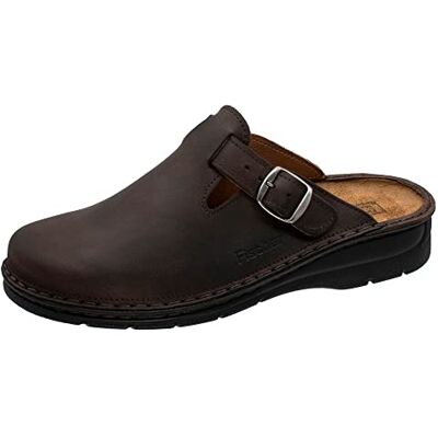 Fischer Markenschuh Zapatos de Marca para Hombre, Hombre, Pantuflas, Pantuflas, Plantilla Intercambiable, marrón Chocolate, 43 EU Fischer Markenschuh Zapatos de Marca para Hombre, Hombre, Pantuflas, Pantuflas, Plantilla Intercambiable, marrón Chocolate, 43 EU