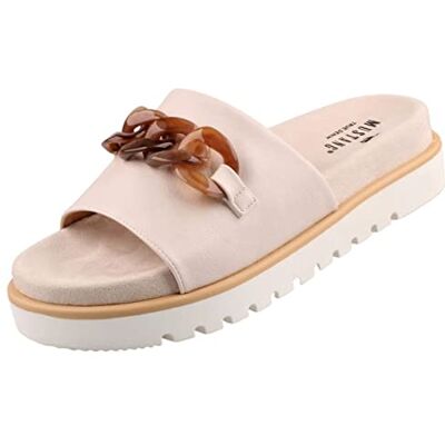 MUSTANG 1461-702, Pantolette Mujer, Beige, 38 EU MUSTANG 1461-702, Pantolette Mujer, Beige, 38 EU