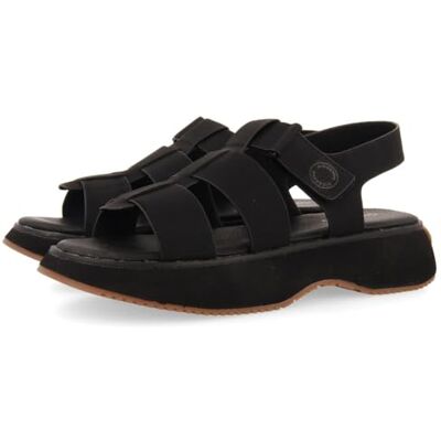 GIOSEPPO Sandalias Deportivas Negras Tipo CANGREJERA para Mujer GWEEK GIOSEPPO Sandalias Deportivas Negras Tipo CANGREJERA para Mujer GWEEK