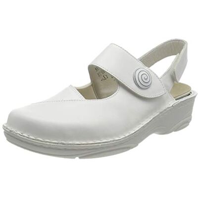 Berkemann Helene, Sandalias Punta Cerrada para Mujer, Blanco (Weiß 130), 35.5 EU Berkemann Helene, Sandalias Punta Cerrada para Mujer, Blanco (Weiß 130), 35.5 EU