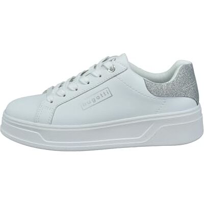 bugatti Cordones Payne para Mujer, Blanco, 39 EU bugatti Cordones Payne para Mujer, Blanco, 39 EU