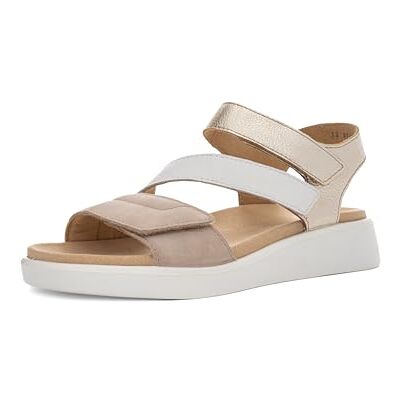 ARA Sandalia Madeira p mujer, Arena blanca platino, 40 EU Weit ARA Sandalia Madeira p mujer, Arena blanca platino, 40 EU Weit