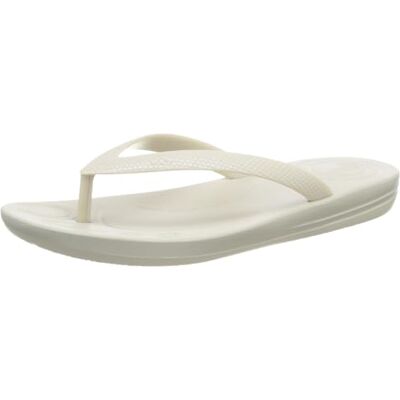 Fitflop Unisex Kid's Iqushion Flip Flop Pearlised, Silver, 33 EU Fitflop Unisex Kid's Iqushion Flip Flop Pearlised, Silver, 33 EU