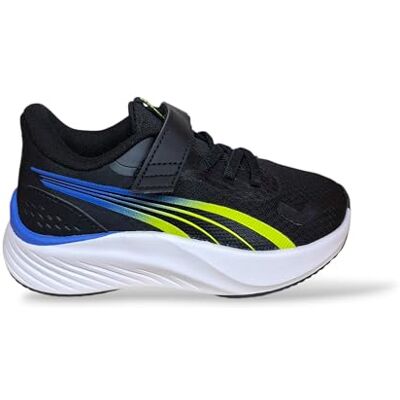 PUMA Tenis Unisex Baby Pounce AC+ INF, Color Negro-Lima Smash-Royal Sapphire, Talla 4 UK Niño, Black Lime Smash Royal Sapphire, 20 EU PUMA Tenis Unisex Baby Pounce AC+ INF, Color Negro-Lima Smash-Royal Sapphire, Talla 4 UK Niño, Black Lime Smash Royal Sapphire, 20 EU