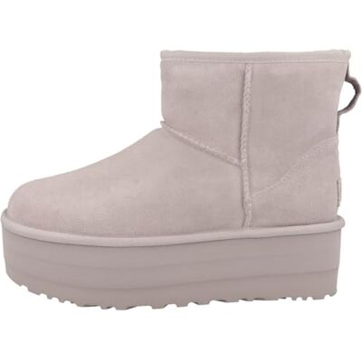 UGG Damen Boots Classic Mini Plataforma, Humo pálido, 42 EU UGG Damen Boots Classic Mini Plataforma, Humo pálido, 42 EU