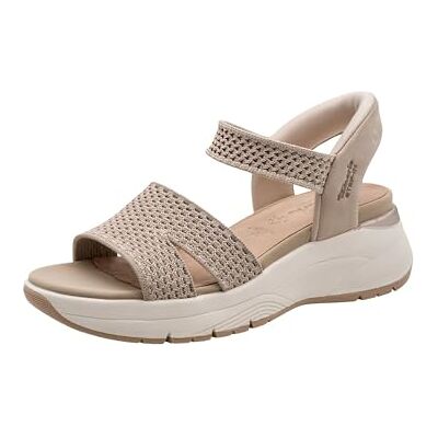 Tamaris Comfort Wedge/Plat Sand Sandalias de cuña para mujer, color topo, talla 38 EU Tamaris Comfort Wedge/Plat Sand Sandalias de cuña para mujer, color topo, talla 38 EU