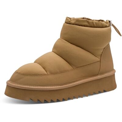 Tamaris WL Boot Botas de nieve para mujer, color camel, talla 38 EU, marrón claro, 38 EU Tamaris WL Boot Botas de nieve para mujer, color camel, talla 38 EU, marrón claro, 38 EU