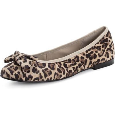 MARCO TOZZI Ballerinas , Zapatos Tipo Ballet Mujer, Leo Beige, 37 EU MARCO TOZZI Ballerinas , Zapatos Tipo Ballet Mujer, Leo Beige, 37 EU