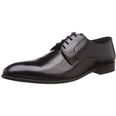 Lottusse L5881 Zapatos de Cordones Derby, Hombre, Negro (Slimer Negro Slimer Negro), 46 EU (11.5 UK) Lottusse L5881 Zapatos de Cordones Derby, Hombre, Negro (Slimer Negro Slimer Negro), 46 EU (11.5 UK)