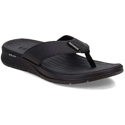Skechers GO CONSISTENT SANDAL SYNTHWAVE, Chanclas Hombre, Negro (Black), 41 EU Skechers GO CONSISTENT SANDAL SYNTHWAVE, Chanclas Hombre, Negro (Black), 41 EU