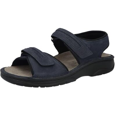 Berkemann Fabian, Sandalia Mujer, Azul y Negro, 44.5 EU Berkemann Fabian, Sandalia Mujer, Azul y Negro, 44.5 EU