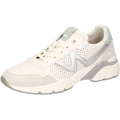 MUSTANG 1512-302, Zapatos con Cordones Mujer, Ice Silver, 39 EU MUSTANG 1512-302, Zapatos con Cordones Mujer, Ice Silver, 39 EU