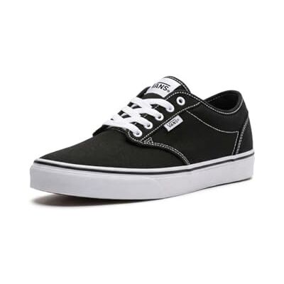Vans Atwood Canvas Sneaker, Zapatillas, Unisex niños, Negro (Canvas Black/White 187), 34 EU Vans Atwood Canvas Sneaker, Zapatillas, Unisex niños, Negro (Canvas Black/White 187), 34 EU