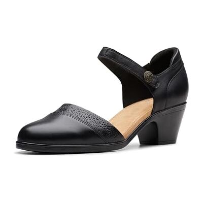 Clarks Emily 2 Ketra, Bomba Mujer, Cuero Negro, 43 EU Clarks Emily 2 Ketra, Bomba Mujer, Cuero Negro, 43 EU