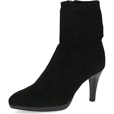 CAPRICE , Botines de tacón con cordones para Mujer, Negro (Black Stretch), 40.5 EU CAPRICE , Botines de tacón con cordones para Mujer, Negro (Black Stretch), 40.5 EU