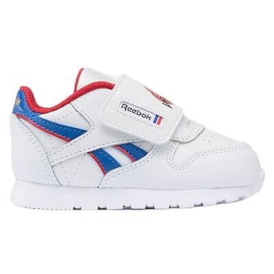 Reebok FTWRWHITE/VECTORBLUE/VECTORRED, Zapatillas clásicas de Piel, Talla 21 EU Reebok FTWRWHITE/VECTORBLUE/VECTORRED, Zapatillas clásicas de Piel, Talla 21 EU