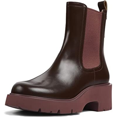 Camper Botines Chelsea Milah K400575 para mujer, Burdeos 1, 42 EU Camper Botines Chelsea Milah K400575 para mujer, Burdeos 1, 42 EU
