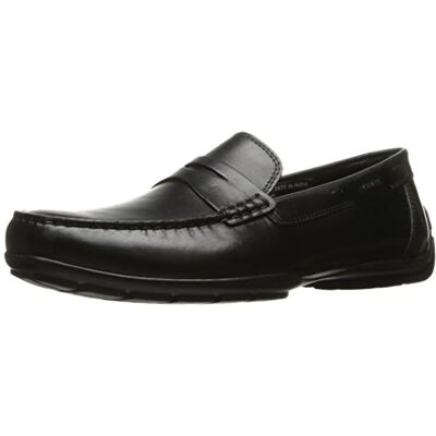 Geox U Moner W 2Fit D, Mocasines para Hombre, Negro (Black), 46 EU Geox U Moner W 2Fit D, Mocasines para Hombre, Negro (Black), 46 EU