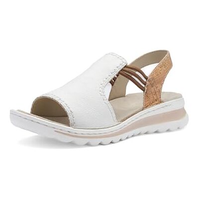 ARA Sandalia Tampa p mujer, color blanco, natural, talla 42 EU ARA Sandalia Tampa p mujer, color blanco, natural, talla 42 EU