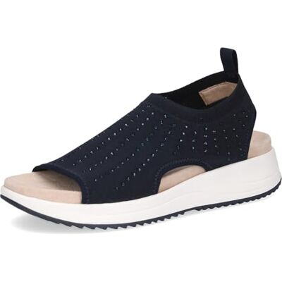 CAPRICE Damen , Sandalias Planas Mujer, Ocean Knit, 42 EU CAPRICE Damen , Sandalias Planas Mujer, Ocean Knit, 42 EU