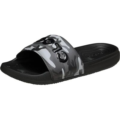 Crocs Sandalias de camuflaje Day para hombre, negro/gris, talla 48, negro, gris, 11 UK Crocs Sandalias de camuflaje Day para hombre, negro/gris, talla 48, negro, gris, 11 UK
