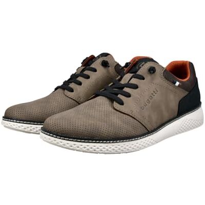 bugatti Hombre 333-7631 Cordones, Marrón Gris Oscuro, 46 EU bugatti Hombre 333-7631 Cordones, Marrón Gris Oscuro, 46 EU