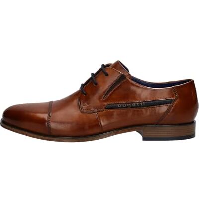 bugatti 313-a3s04, Cordones Hombre, coñac, 43 EU bugatti 313-a3s04, Cordones Hombre, coñac, 43 EU