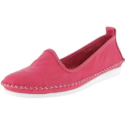 Andrea Conti Mocasines de Cuero para Mujer, Talla:40 EU, Color:Rosa Andrea Conti Mocasines de Cuero para Mujer, Talla:40 EU, Color:Rosa