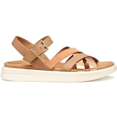 Geox Sandalias D XAND 2S B para mujer, color beige/melocotón, talla 39 EU Geox Sandalias D XAND 2S B para mujer, color beige/melocotón, talla 39 EU
