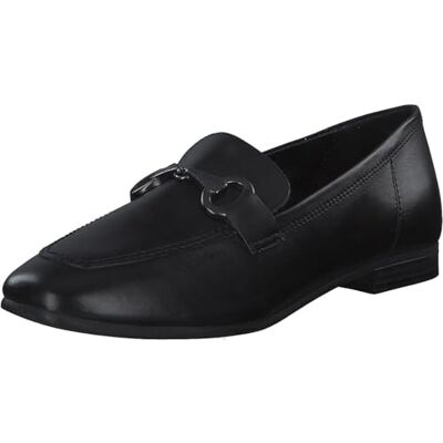 Tamaris Women's Trainers, Mocasín Mujer, Piel Negra, 37 EU Tamaris Women's Trainers, Mocasín Mujer, Piel Negra, 37 EU